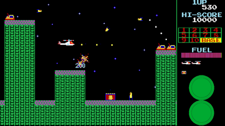 Retro Super Cobra Arcade Game screenshot