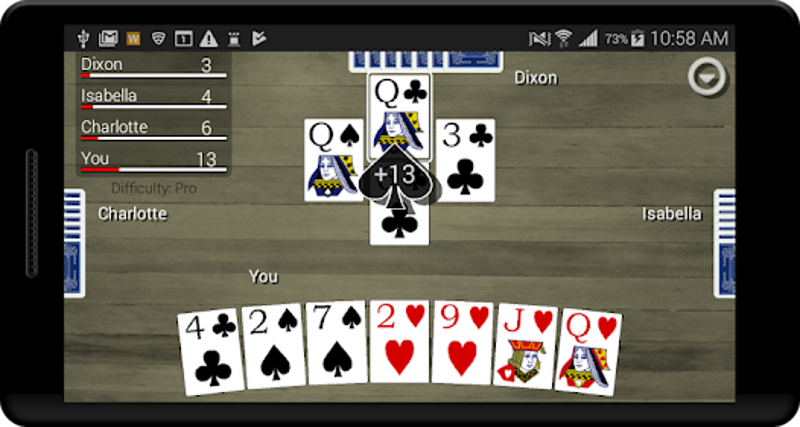 Hearts Card Classic screenshot