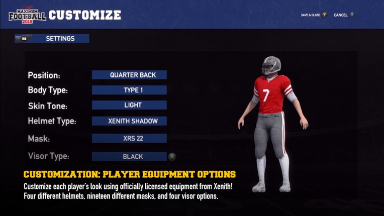 Maximum Football 2019 screenshot