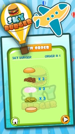 Sky Burger Mania Restaurant : Sky High Burger Tower a Burger maker game screenshot