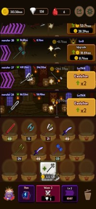 WeaponWar : Idle Merge Weapon screenshot