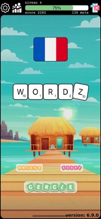 Wordz (jeu de mots) screenshot