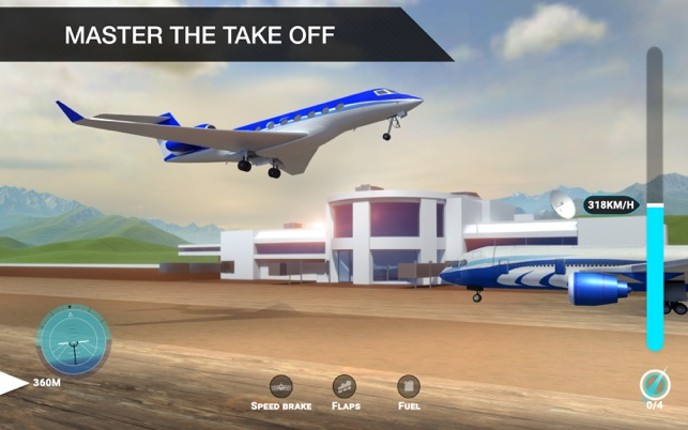 Airplane Sky Voyage Simulator screenshot