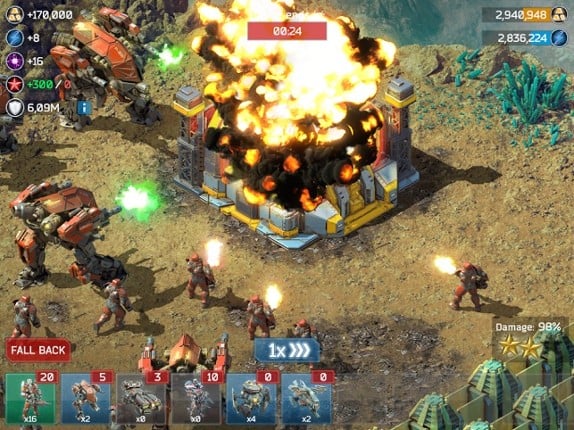 Battle for the Galaxy War Game Image