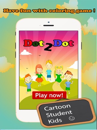 Brain dots Coloring Book - coloring pages dot games free for kids and toddlers screenshot