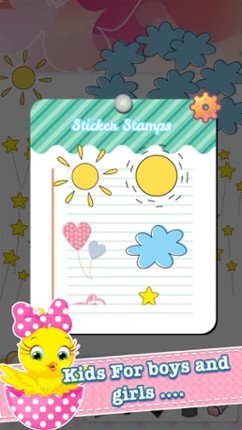 Chicken Drawing Coloring Book - Cute Caricature Art Ideas pages for kids screenshot