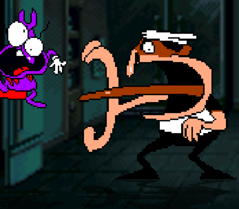 Fake Peppino (Pizza Tower) MUGEN Fighter screenshot