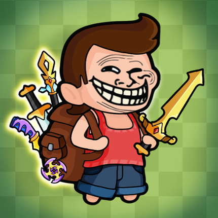 Backpack Attack: Troll Face Image