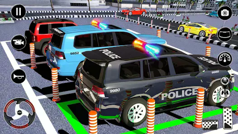 Police Prado Parking Car Games Image
