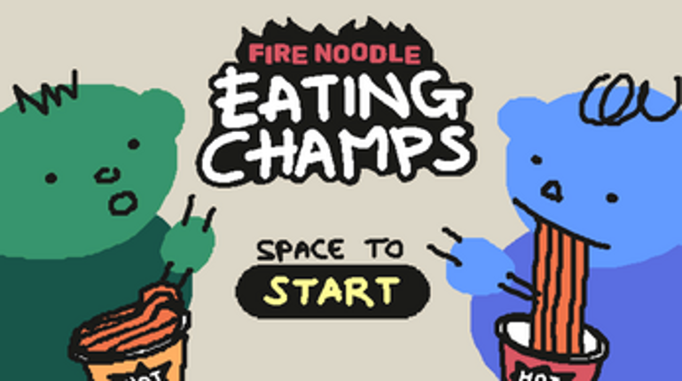 Fire Noodle Eating Champs Image
