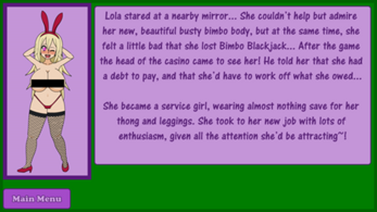 Thriller's Bimbo Blackjack Image