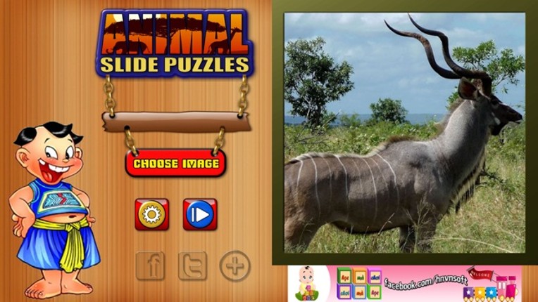 Kids Animal Slide Puzzle Ghép Hình Động Vật Cho Bé Image