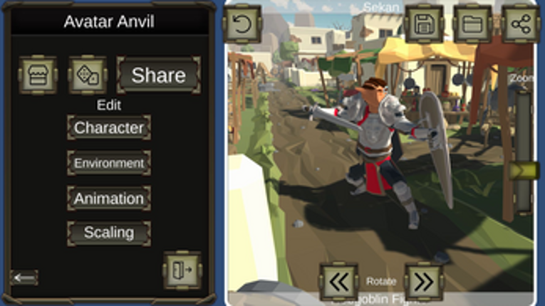 Avatar Anvil: 3d Animated Character Creator screenshot