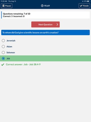 Bible Trivia Quiz - No Ads Image