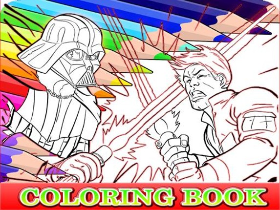 Coloring Book for Darth Vader Image