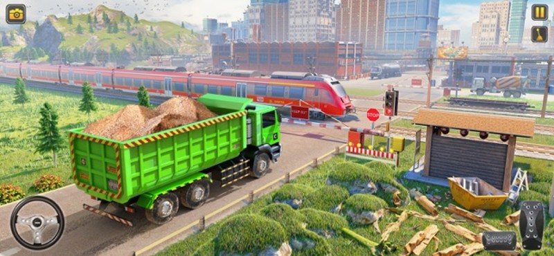 Construction Excavator Game 3d screenshot