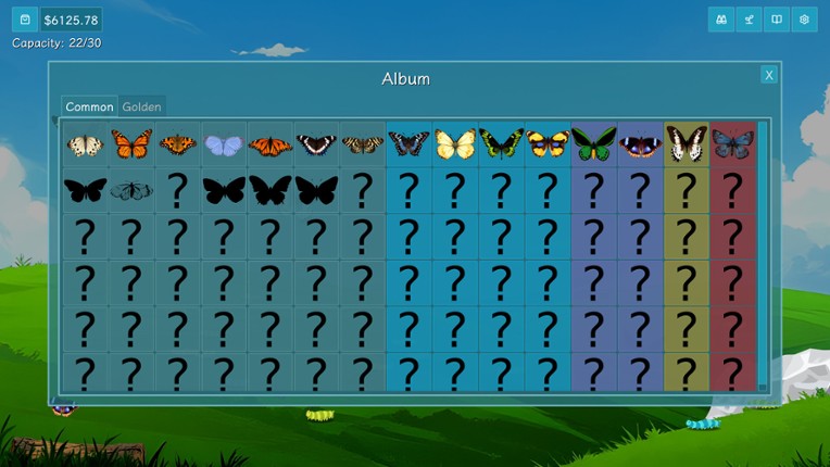 Flutterfield screenshot
