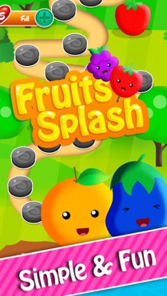 Fruit Splash Matcher – New Cute Fruits Puzzle Match 3 Game for Family screenshot