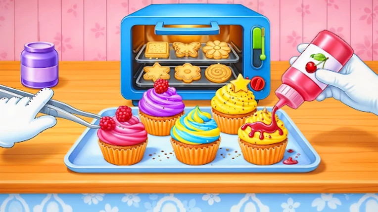 Kitchen Set Cooking Chef Sim Image