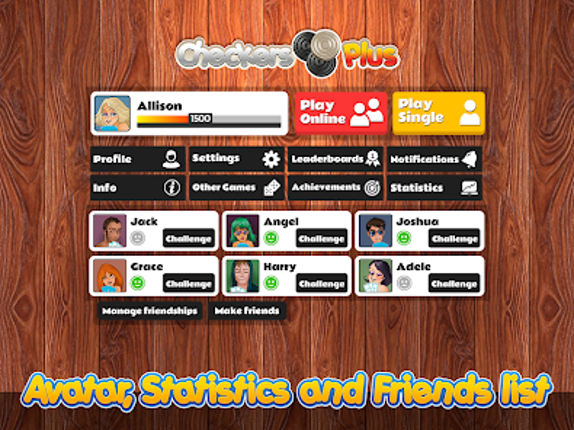 Checkers Plus - Board Games screenshot