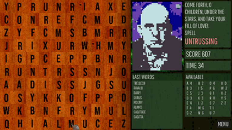 Crumbling Words screenshot