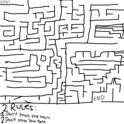 The Maze Drawing That Became A Game screenshot