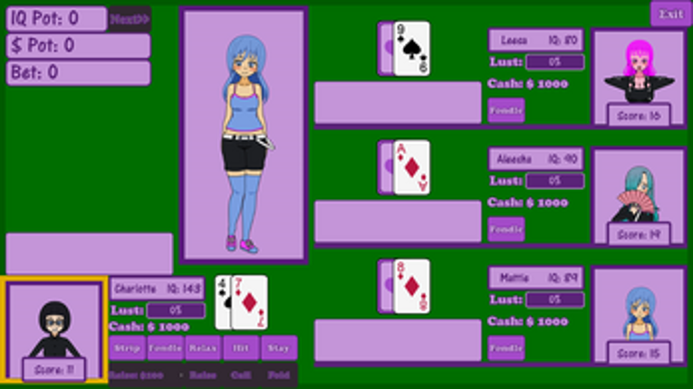 Thriller's Bimbo Blackjack Image