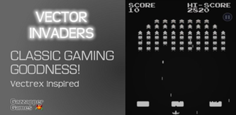 Vector Invaders in Space screenshot