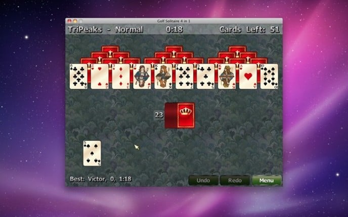 Golf Solitaire 4 in 1 screenshot