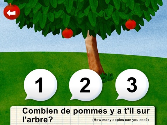 Learn to count in French! screenshot
