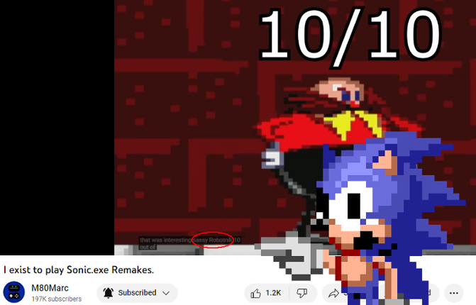 Sonic.EXE - jaycobzakai's goofy ahh take Image