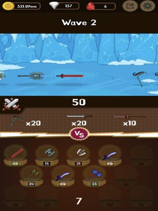 WeaponWar : Idle Merge Weapon screenshot