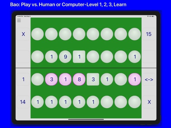 Bao Electronic Board Game screenshot
