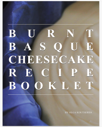 BURNT BASQUE CHEESECAKE RECIPE ZINE Image