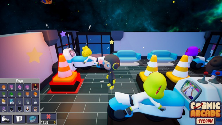 Cosmic Arcade Tycoon screenshot