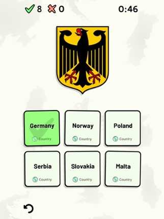 Countries of Europe Quiz screenshot