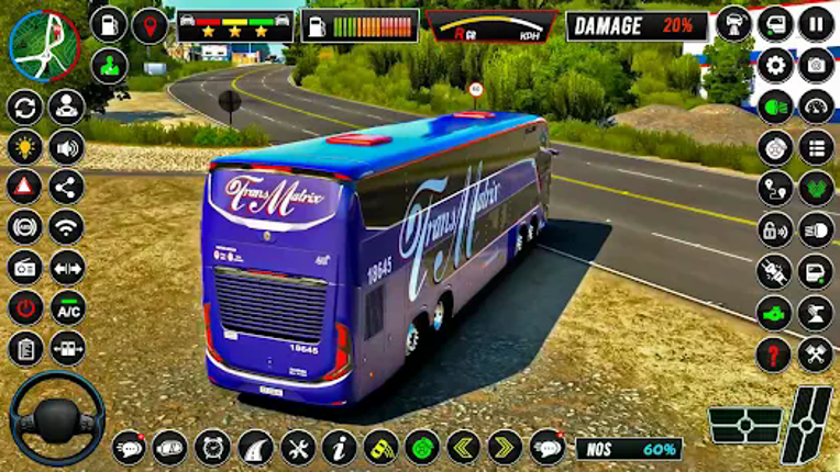 Offroad Bus Driving Bus Sim 3D screenshot