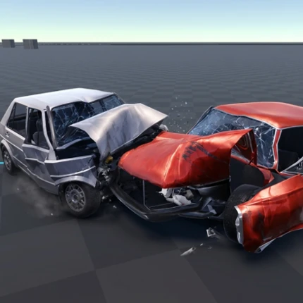 Flexbody Car Crash: Soft Body Image