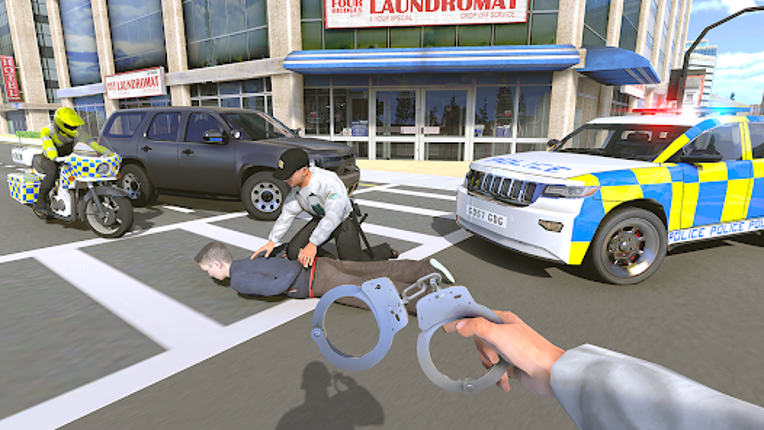 Police Car Driving Motorbike screenshot