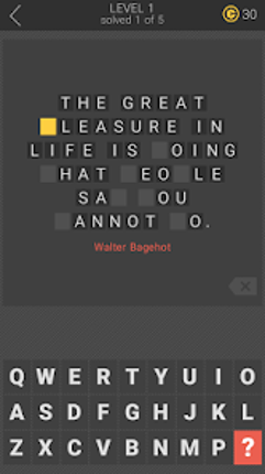 Hidden Letters screenshot