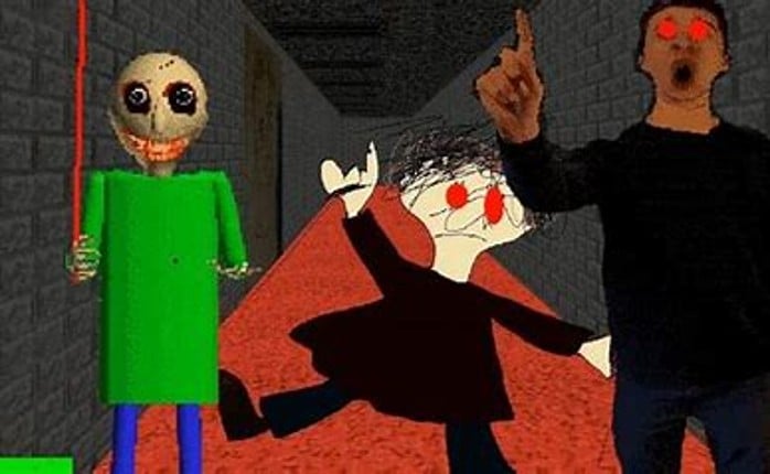 BALDi'S SUPER EXTRA SCARY BASiCS ANDROiD Game Cover