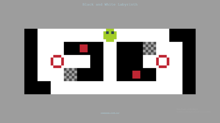 Black and White Labyrinth Image