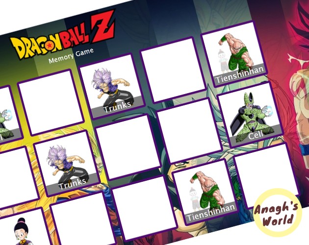 Games like Dragon Ball Z - Memory Game