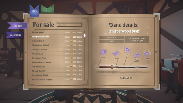 Magic Wands Workshop screenshot