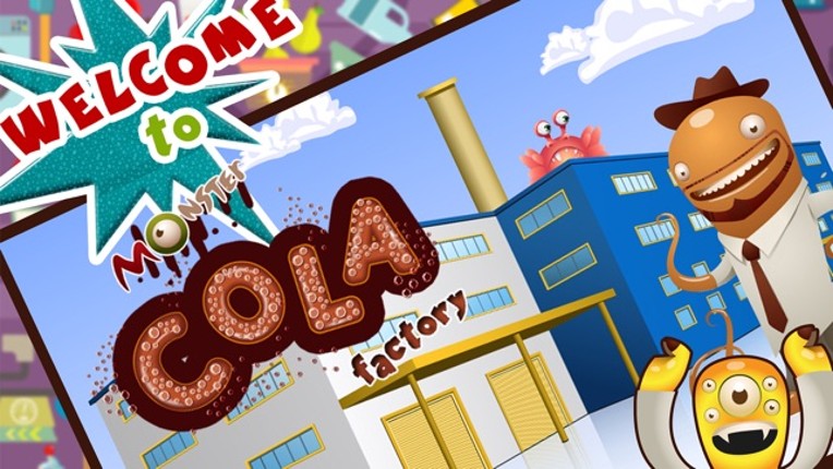 Monster Cola Factory Simulator - Learn how to make bubbly slushies & fizzy soda in cold drinks factory screenshot