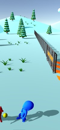 Run Away Dog 3D Image