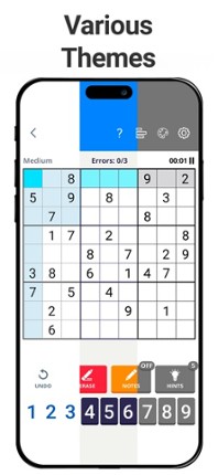 Sudoku Levels - classic puzzle screenshot