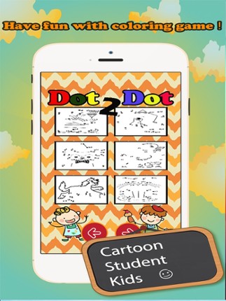 Brain dots Coloring Book - coloring pages dot games free for kids and toddlers screenshot
