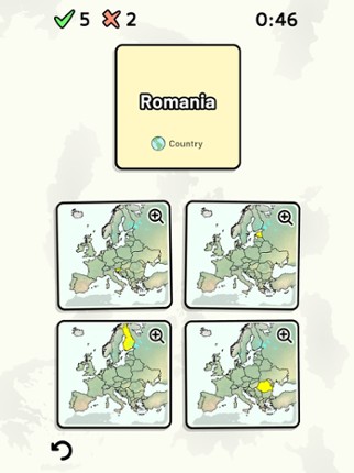 Countries of Europe Quiz screenshot