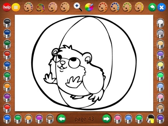 Cute Times Coloring Book Image